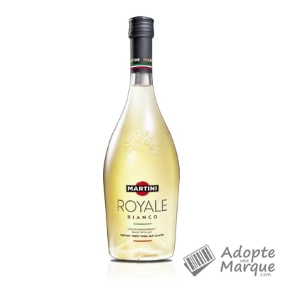 Martini Cocktail Apéritif Royale Bianco - 8% vol. La bouteille de 75CL