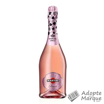 Martini Vin Pétillant Rosé - 9,5% vol. La bouteille de 75CL