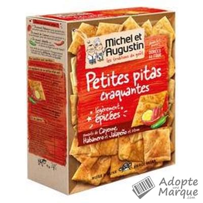 Michel et Augustin Petites Pitas craquantes aux 3 piments Le paquet de 90G