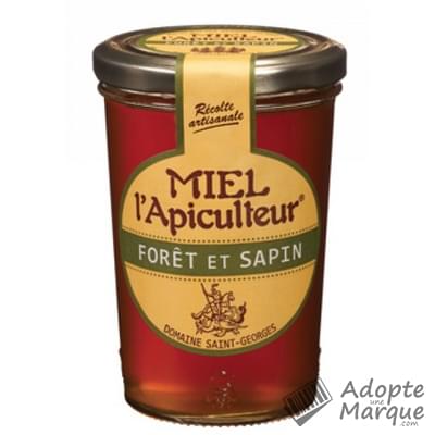 Miel L'Apiculteur Miel de Forêt & Sapin Le bocal en verre de 500G