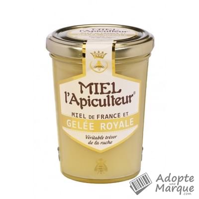 Miel L'Apiculteur Miel de France & Gelée Royale Le bocal en verre de 250G