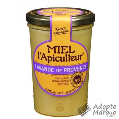 Miel L'Apiculteur Miel de Lavande de Provence Le bocal en verre de 125G
