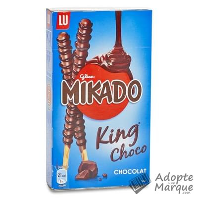 Mikado Biscuits King Choco Chocolat Noir Le paquet de 51G