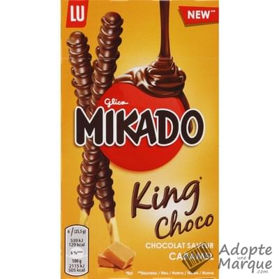 Mikado Biscuits King Choco Chocolat saveur Caramel Le paquet de 51G