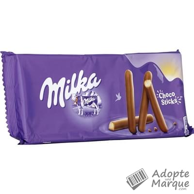 Milka Choco Sticks - Biscuits enrobés de chocolat au lait Le paquet de 144G