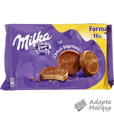 Milka Choco Supreme - Gaufrettes nappés de chocolat Le paquet de 10 biscuits - 300G