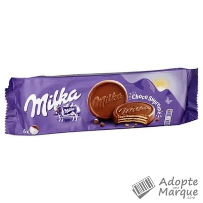 Milka Choco Supreme - Gaufrettes nappés de chocolat Le paquet de 6 biscuits - 180G