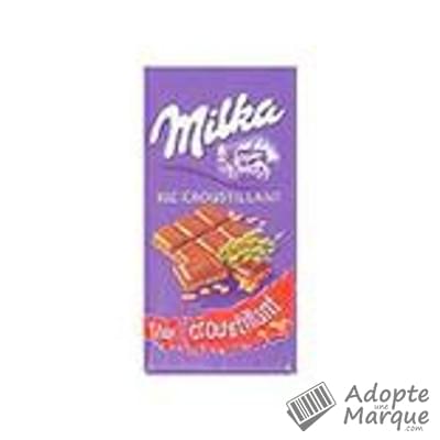 Milka Chocolat au lait et riz croustillant La tablette de 100G