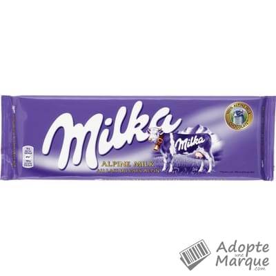 Milka Chocolat au lait du pays alpin La tablette de 270G