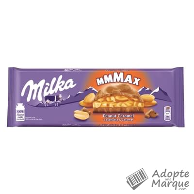Milka Extra Gourmand - Chocolat au lait caramel et noisettes entières La tablette de 276G