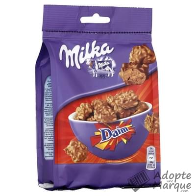 Milka Snax Chocolat au lait & éclats de Daim Le sachet de 145G