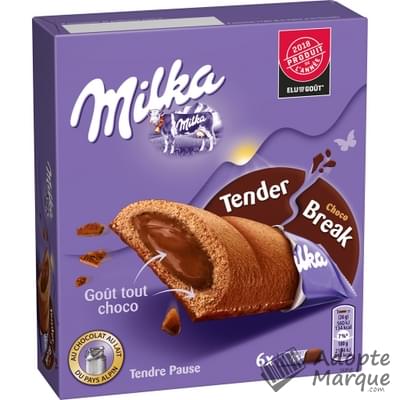 Milka Tender Break - Barres tout choco Le paquet de 6 barres - 156G