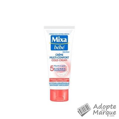 Mixa Bébé - Crème multi-confort Cold Cream Le tube de 100ML