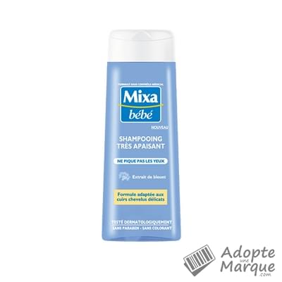 Mixa Bébé - Shampooing très apaisant Le flacon de 250ML