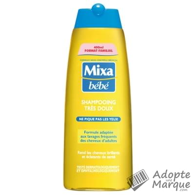 Mixa Bébé - Shampooing très doux Le flacon de 400ML