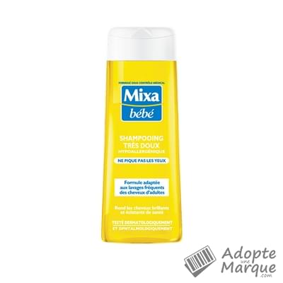 Mixa Bébé - Shampooing très doux hypoallergénique Le flacon de 250ML