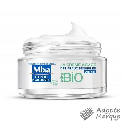 Mixa Expert Peau Sensible - Crème Visage Anti-âge Peau Sensible Bio Le pot de 50ML