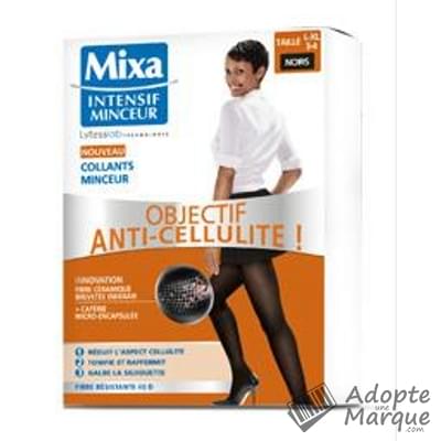 Mixa Intensif Minceur - Collants Minceur Anti-Cellulite - Taille L-XL - Couleur Noir La boîte de 1 collant
