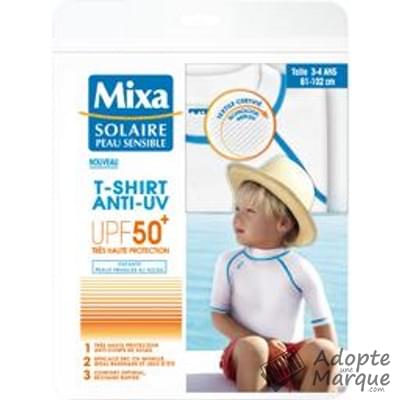 Mixa Solaire Peau Sensible - T-shirt Anti UV IP50+ Taille 3-4 ans Le paquet de 1 t-shirt
