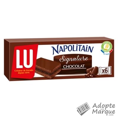 Napolitain Signature - Génoises fourrées au Chocolat Le paquet de 174G