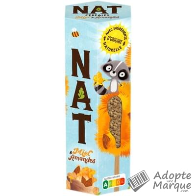 NAT Céréales Miel & Amandes Le paquet de 270G