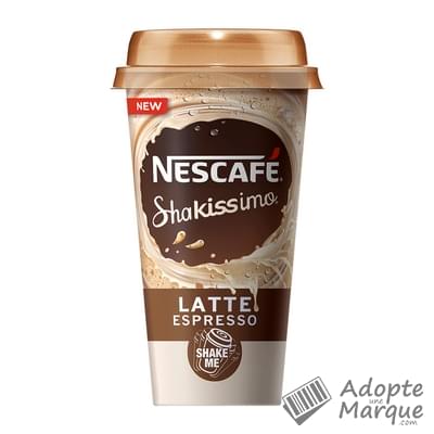 Nescafé Boisson Lactée Shakissimo Latte Espresso La cup de 190ML