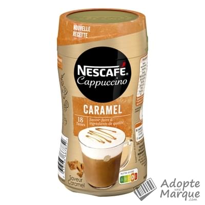 Nescafé Cappuccino Caramel Instantané La boîte de 306G