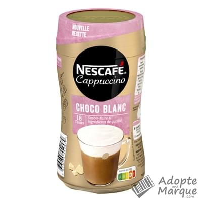 Nescafé Cappuccino Choco Blanc Instantané La boîte de 270G