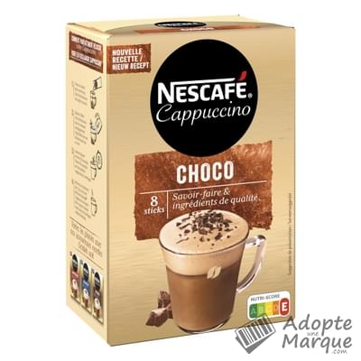Nescafé Cappuccino Choco Instantané La boîte de 8 sticks - 150G