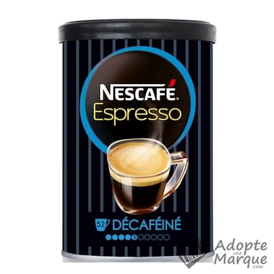 Nescafé Espresso - Café Instantané Décaféiné La boîte de 95G