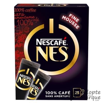 Nescafé NES 100% Café (Sticks) La boîte de 25 sticks - 50G