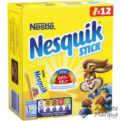 Nesquik Poudre instantanée au Chocolat "La boîte de 12 sticks de 13,5G - 162G"
