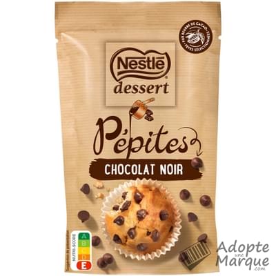 Nestlé Dessert Pépites de Chocolat Noir Le sachet de 100G