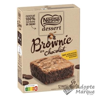 Nestlé Dessert Préparation pour Brownie au Chocolat La boîte de 405G