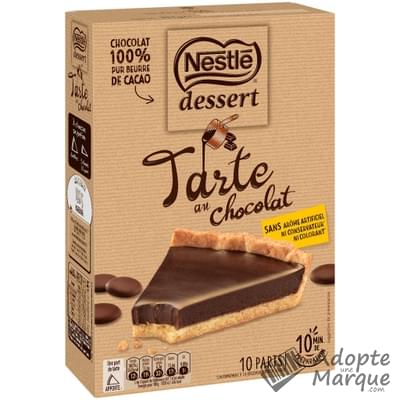 Nestlé Dessert Préparation pour Tarte au Chocolat La boîte de 351G
