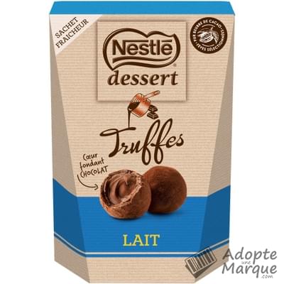 Nestlé Dessert Truffes au Chocolat au Lait Le paquet de 250G
