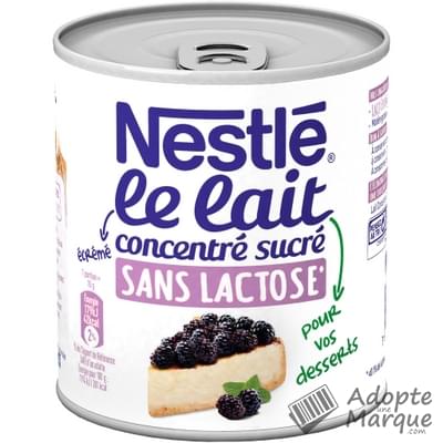 Nestlé Lait Concentré Sucré sans Lactose La conserve de 387G