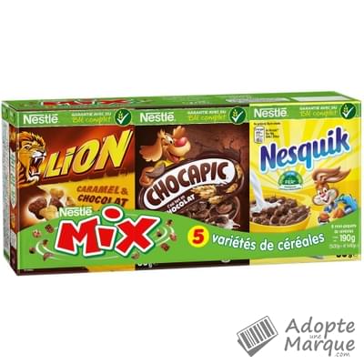 Nestlé Mix Assortiment de Céréales Les 6 paquets de 32G - 190G