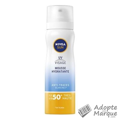 Nivéa Crème Visage Mousse Hydratante FPS 50+ Le spray de 75ML