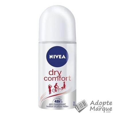 Nivéa Déodorant Anti-Transpirant Femme Dry Comfort Bille Le roll-on de 50ML