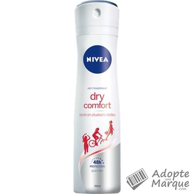 Nivéa Déodorant Anti-Transpirant Femme Dry Comfort Spray Le spray de 200ML