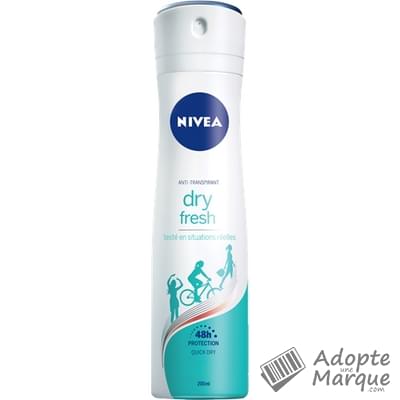 Nivéa Déodorant Anti-Transpirant Femme Dry Fresh Spray Le spray de 200ML