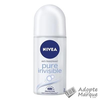 Nivéa Déodorant Anti-Transpirant Femme Pure Invisible Bille Le roll-on de 50ML