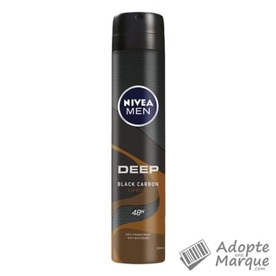 Nivéa Déodorant Anti-Transpirant Homme Deep Espresso Spray Le spray de 200ML