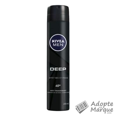 Nivéa Déodorant Anti-Transpirant Homme Deep Spray Le spray de 200ML