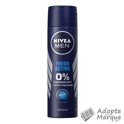 Nivéa Déodorant Homme Spray Fresh Active 0² | Efficace 48H Le spray de 150ML