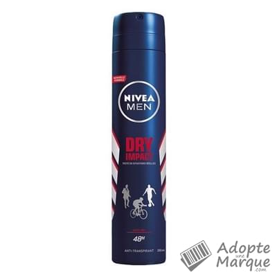 Nivéa Déodorant Spray Homme Dry Impact Le spray de 200ML