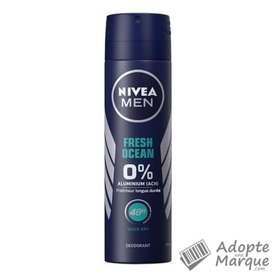Nivéa Déodorant Spray Homme Fresh Ocean 0% Le spray de 150ML