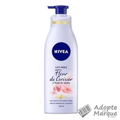 Nivéa Lait-Huile Fleur de Cerisier & Huile de Jojoba Le flacon pompe de 200ML