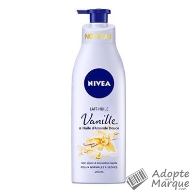 Nivéa Lait-Huile Vanille & Huile d'Amande Douce Le flacon pompe de 200ML